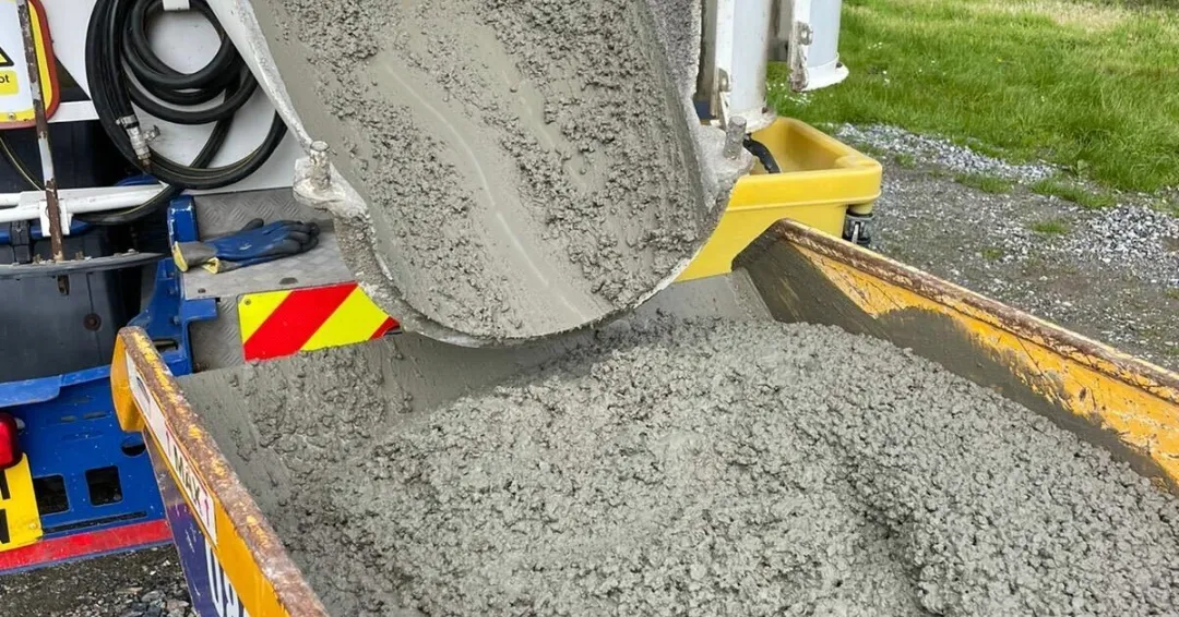concrete pouring