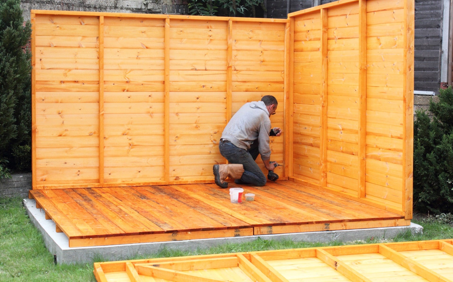 How to Lay a Concrete Shed Base